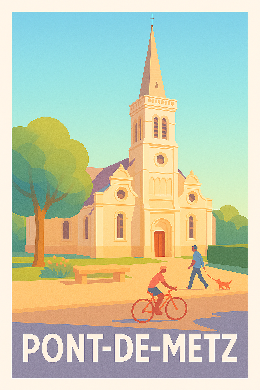 Affiche de Pont-de-Metz - Charme bucolique et sérénité