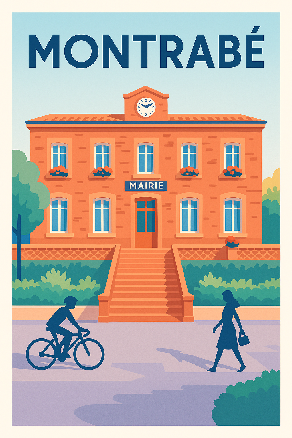 Affiche de Montrabé - Charme et sérénité au cœur de la mairie
