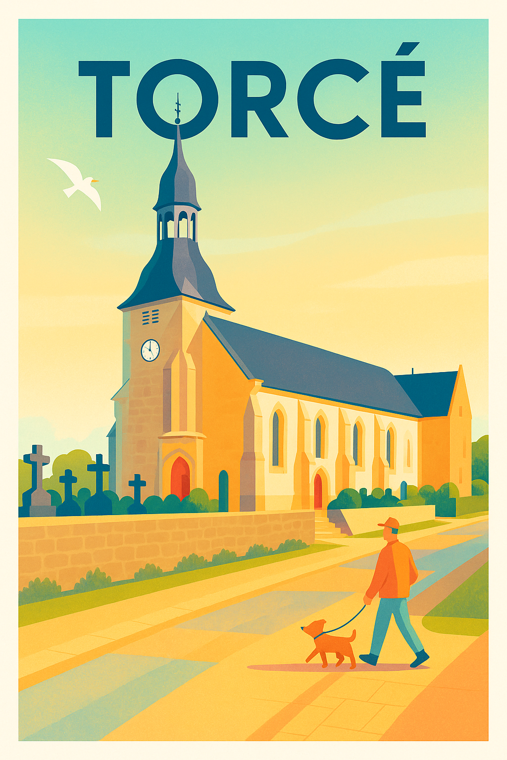 Affiche de Torcé - Charme tranquille et patrimoine local