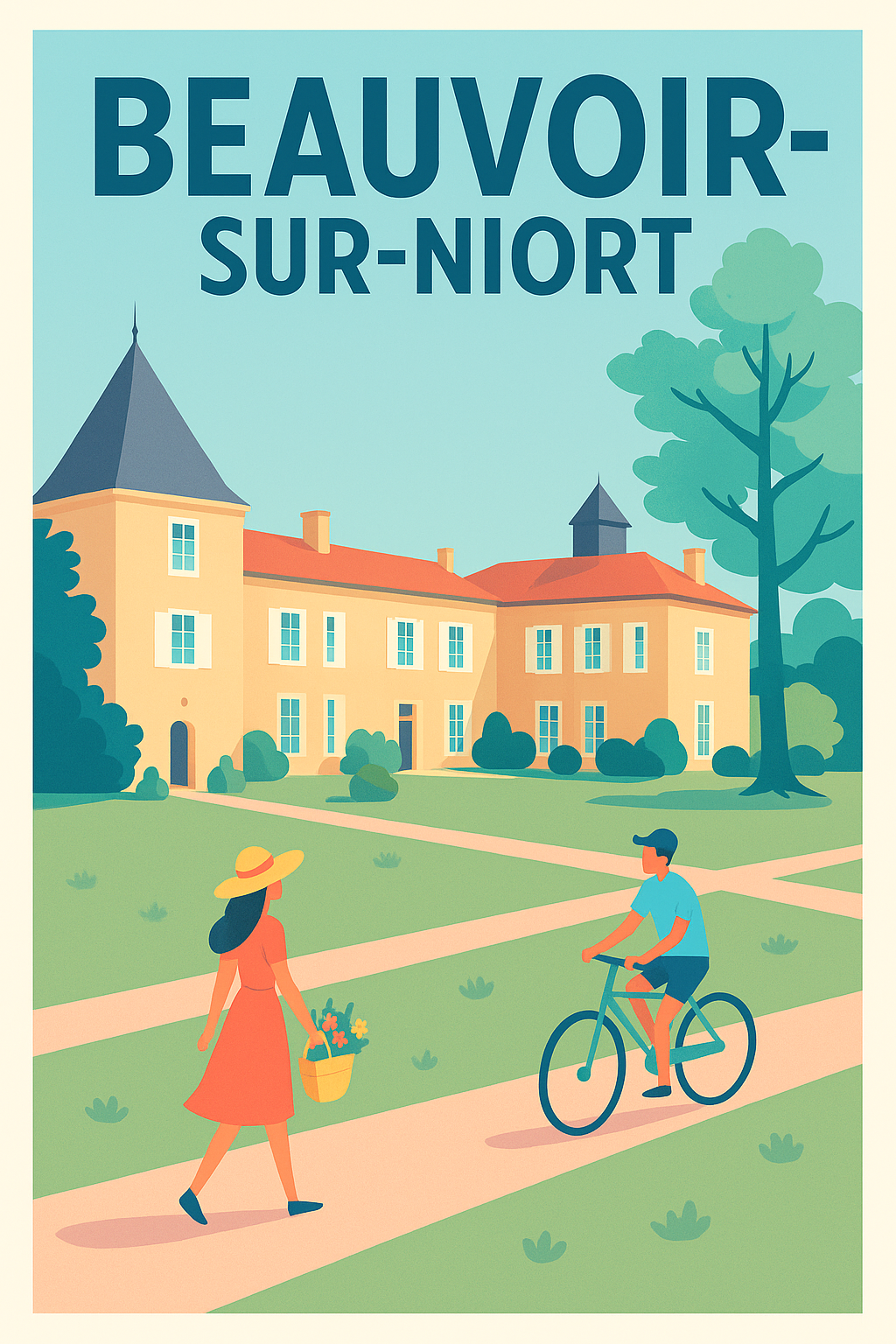 Affiche de Beauvoir-sur-Niort - Charme et douceur de vivre au quotidien