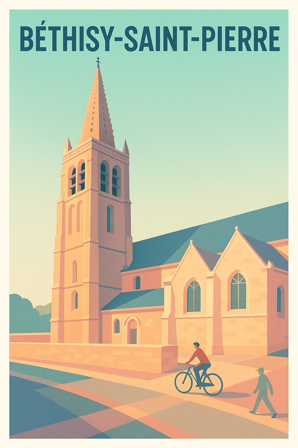 Affiche de Béthisy-Saint-Pierre - L'élégance intemporelle de son église