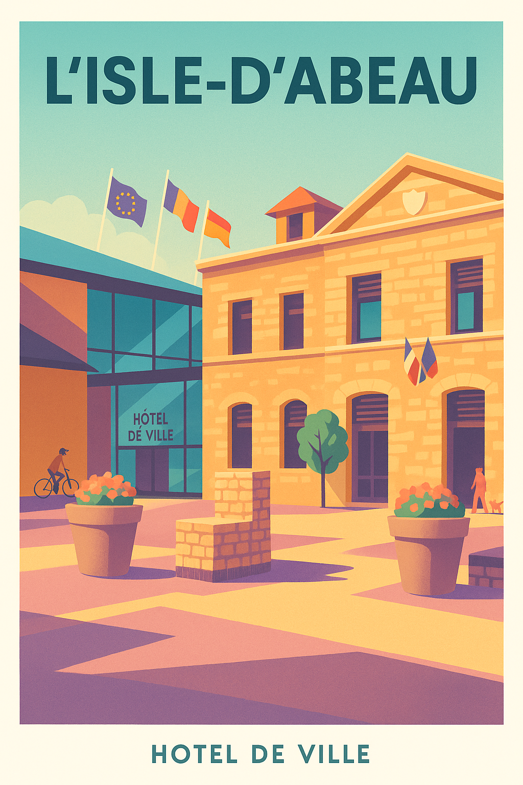 Affiche de L'Isle-d'Abeau - Charme et sérénité à l'Hôtel de Ville