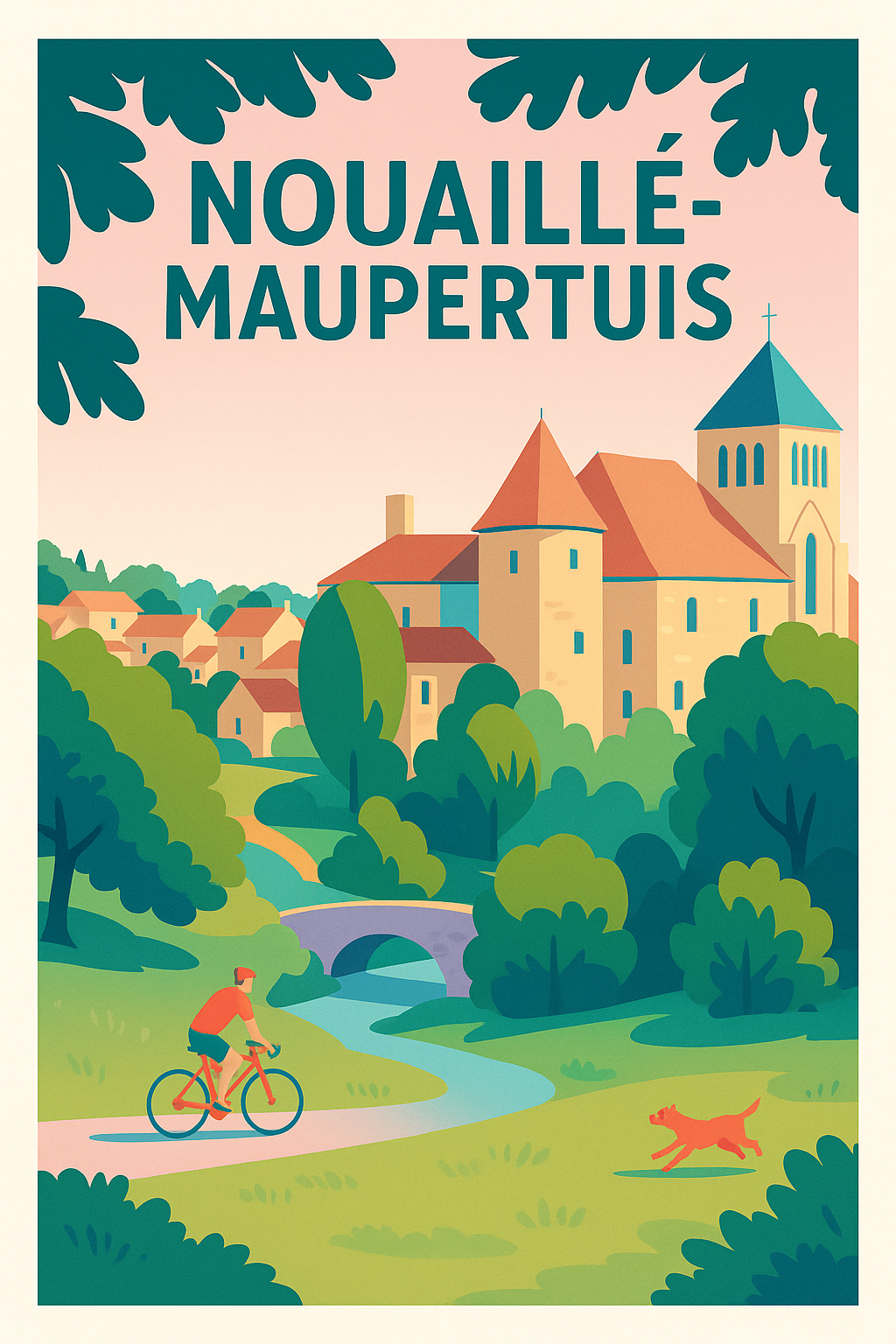 Affiche de Nouaillé-Maupertuis - Charme bucolique et douceur de vie