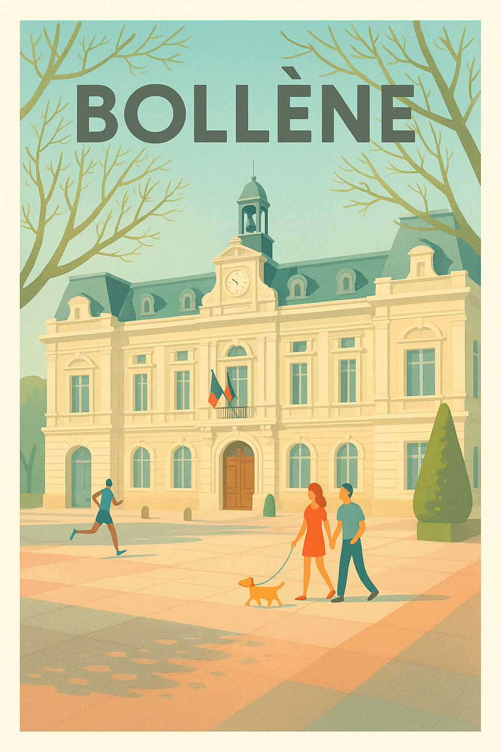 Affiche de Bollène - Charme et sérénité au cœur de la ville
