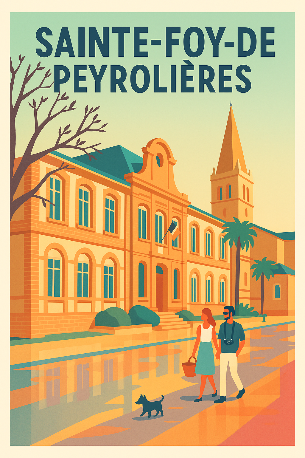 Affiche de Sainte-Foy-de-Peyrolières - Charme et sérénité au cœur de la ville