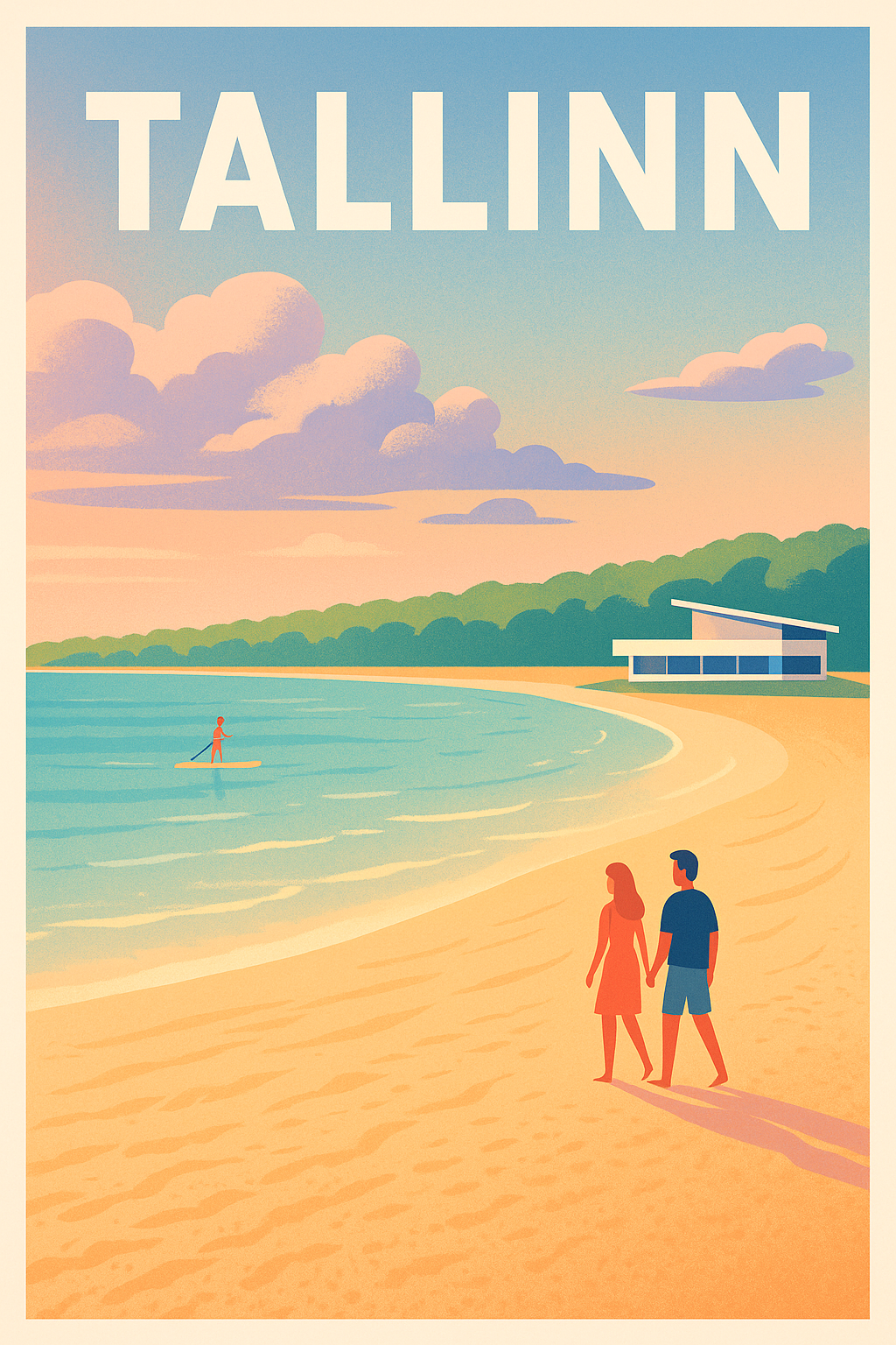 Affiche de Tallinn - Douceur balnéaire en Estonie