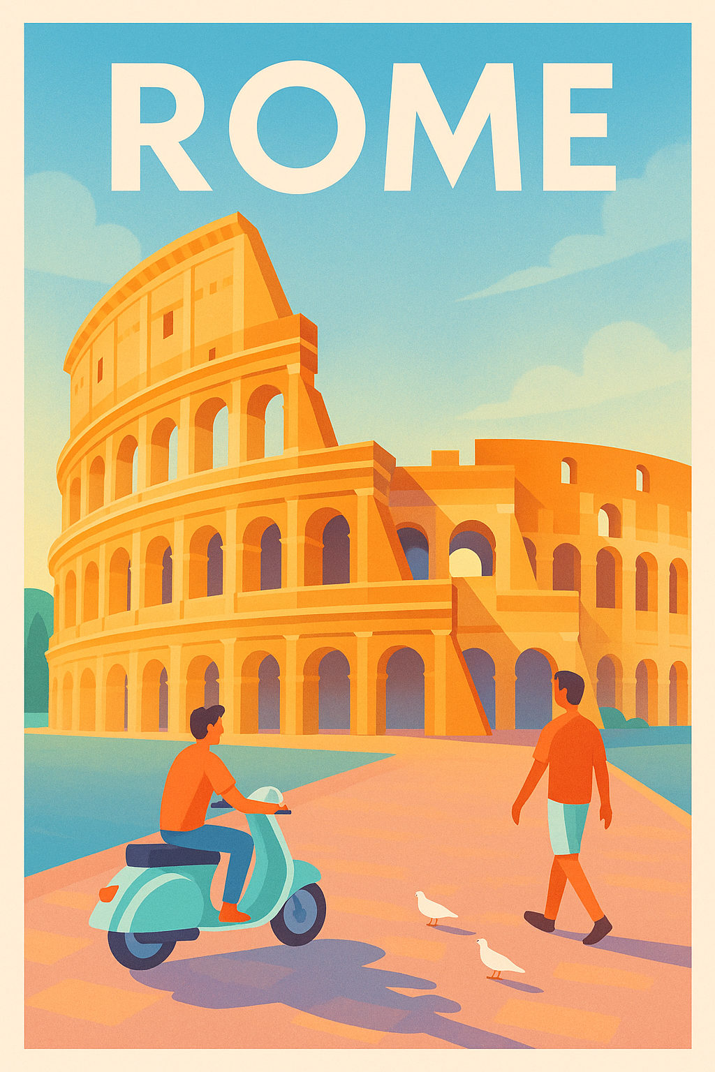 Affiche de Rome - L'éternelle beauté du Colisée