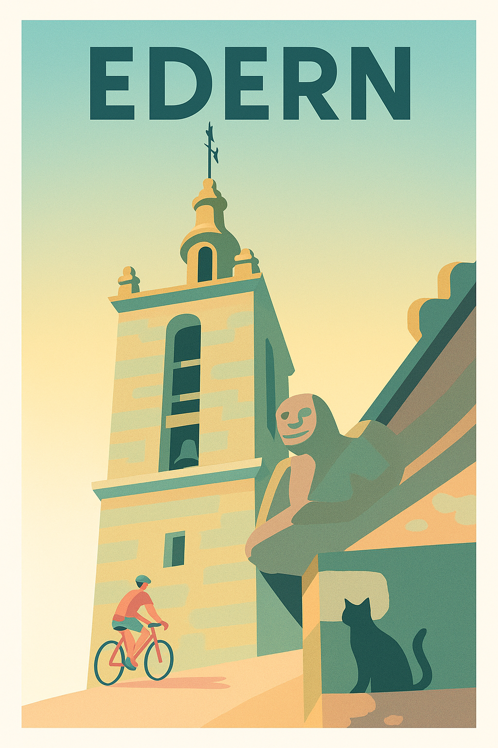 Affiche de Edern - Charme et Sérénité Bretonne