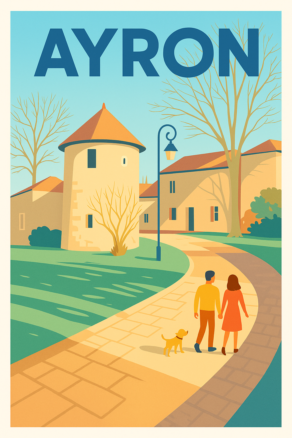 Affiche de Ayron - Balade tranquille au cœur du village