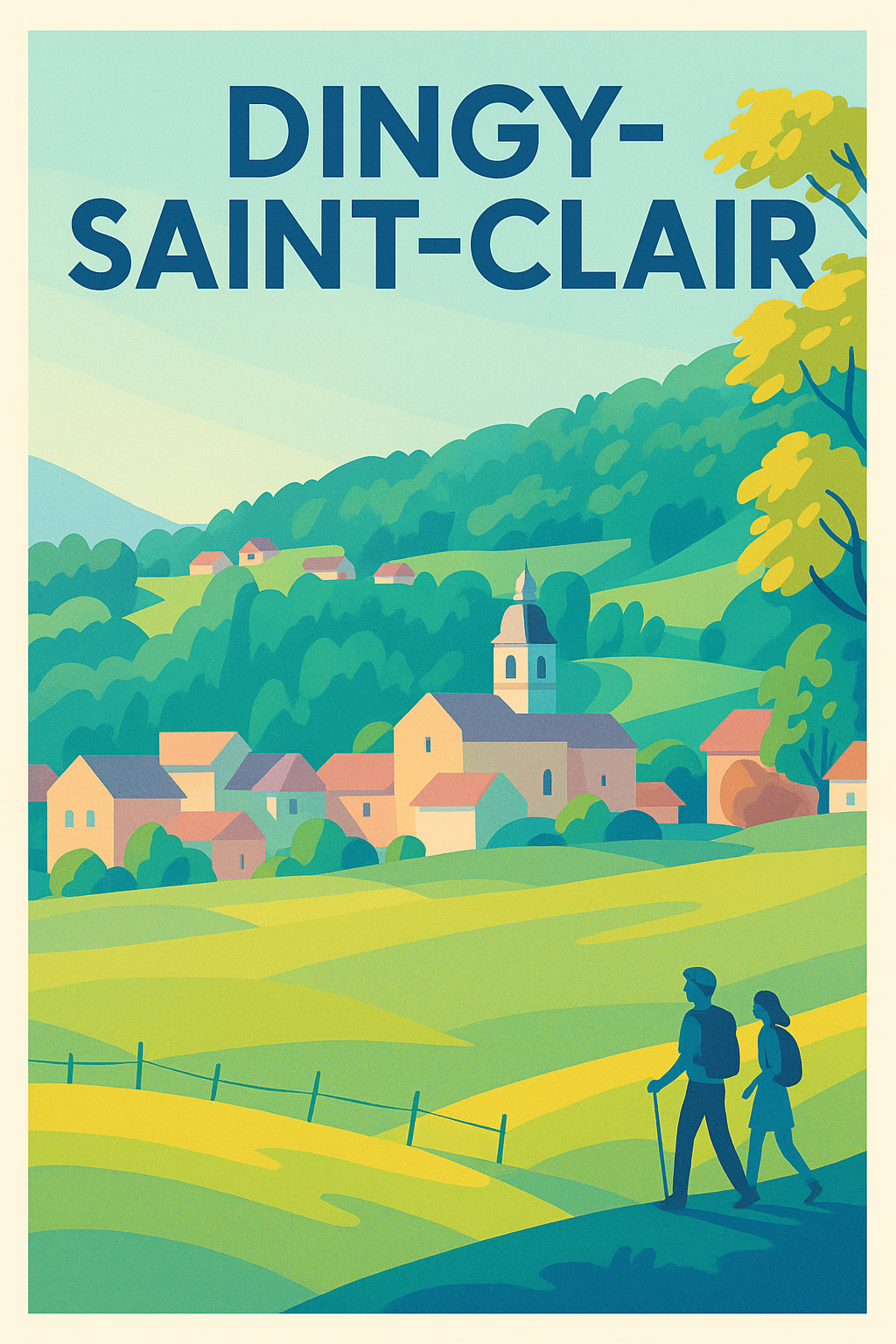 Affiche de Dingy-Saint-Clair - L'escapade bucolique au cœur des Alpes