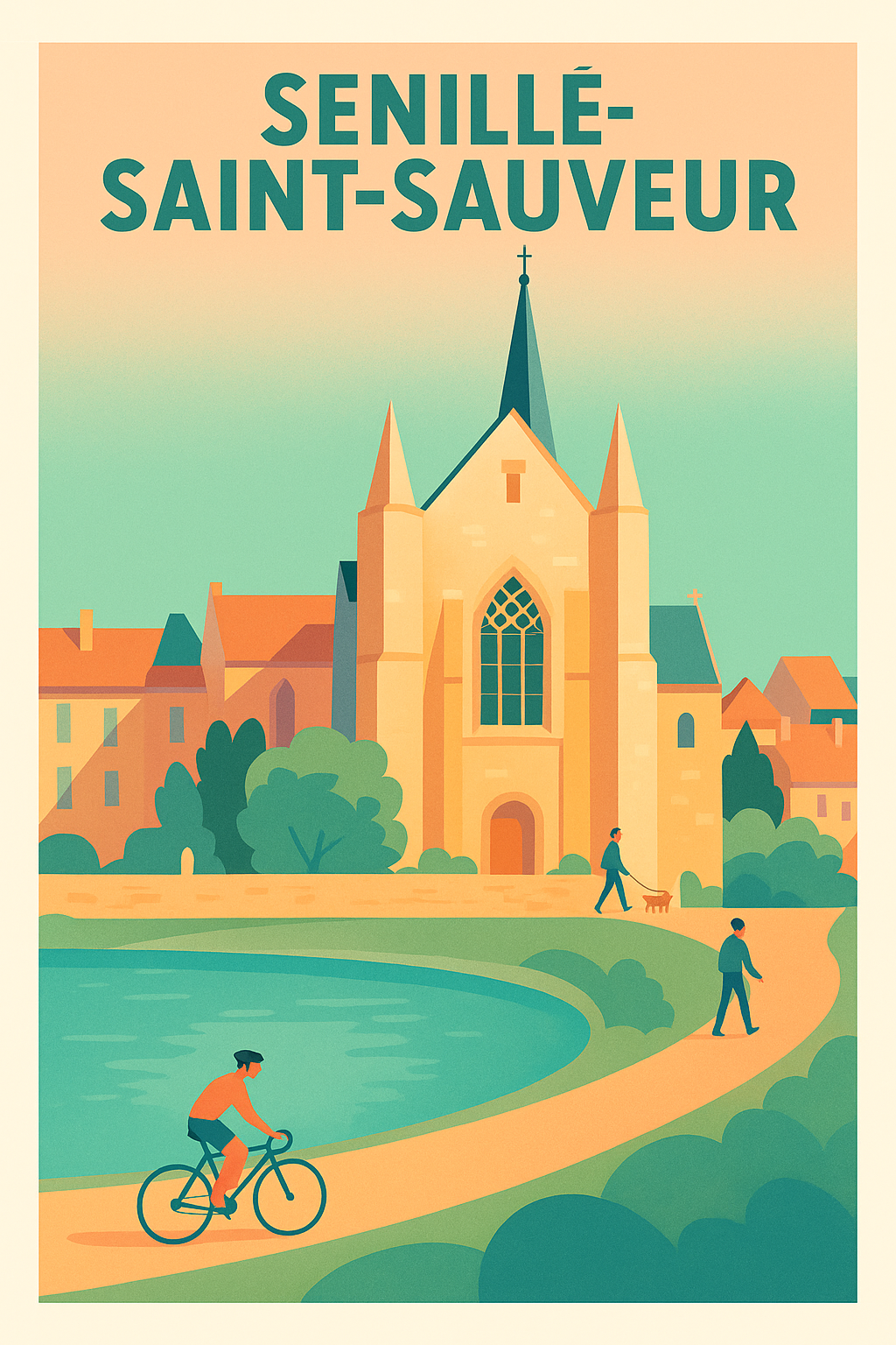 Affiche de Senillé-Saint-Sauveur - Charme intemporel au fil de l'eau