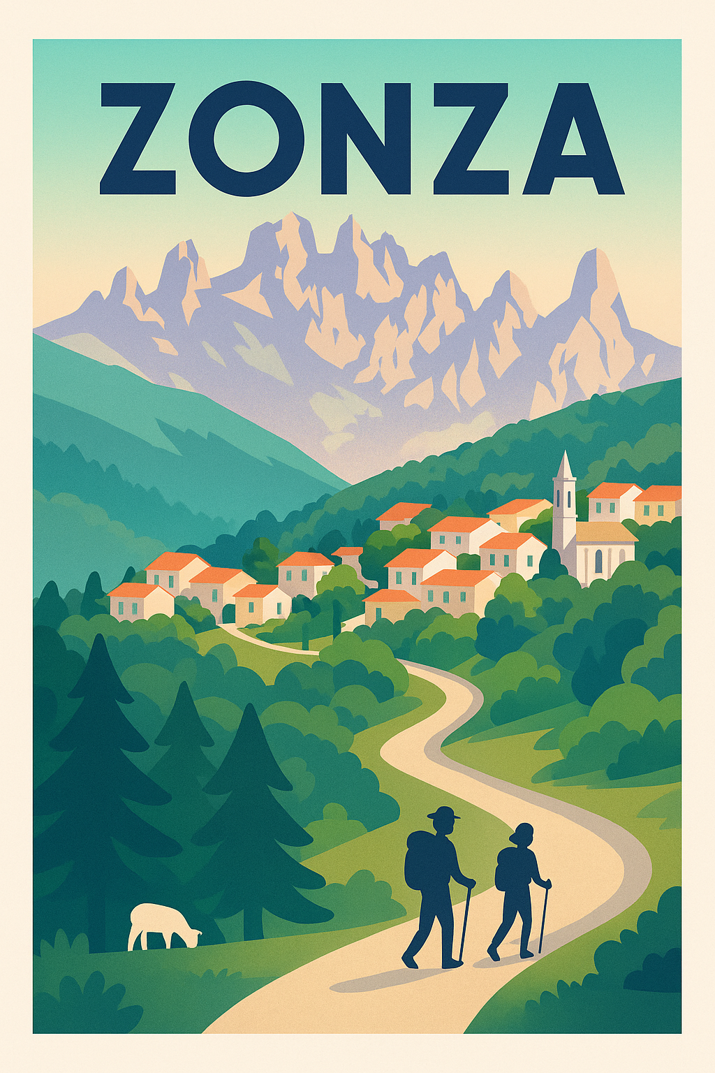 Affiche de Zonza - L'escapade nature au cœur de la Corse