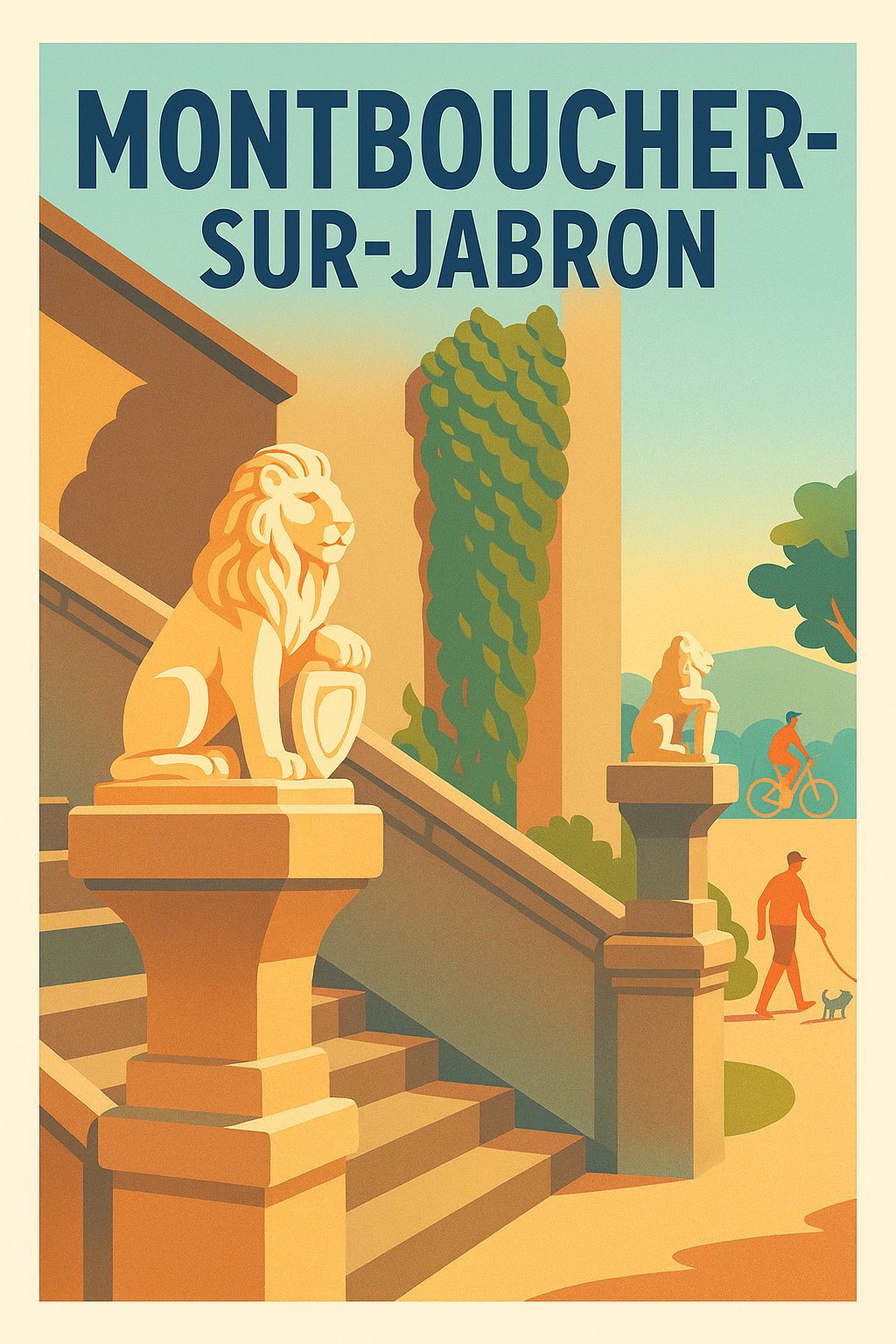 Affiche de Montboucher-sur-Jabron - L'élégance intemporelle au cœur des Alpes