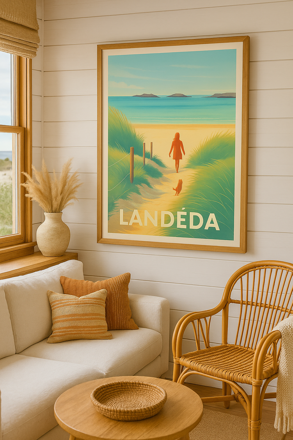 Mise en situation Affiche de Landéda - Échappée belle sur la plage bretonne