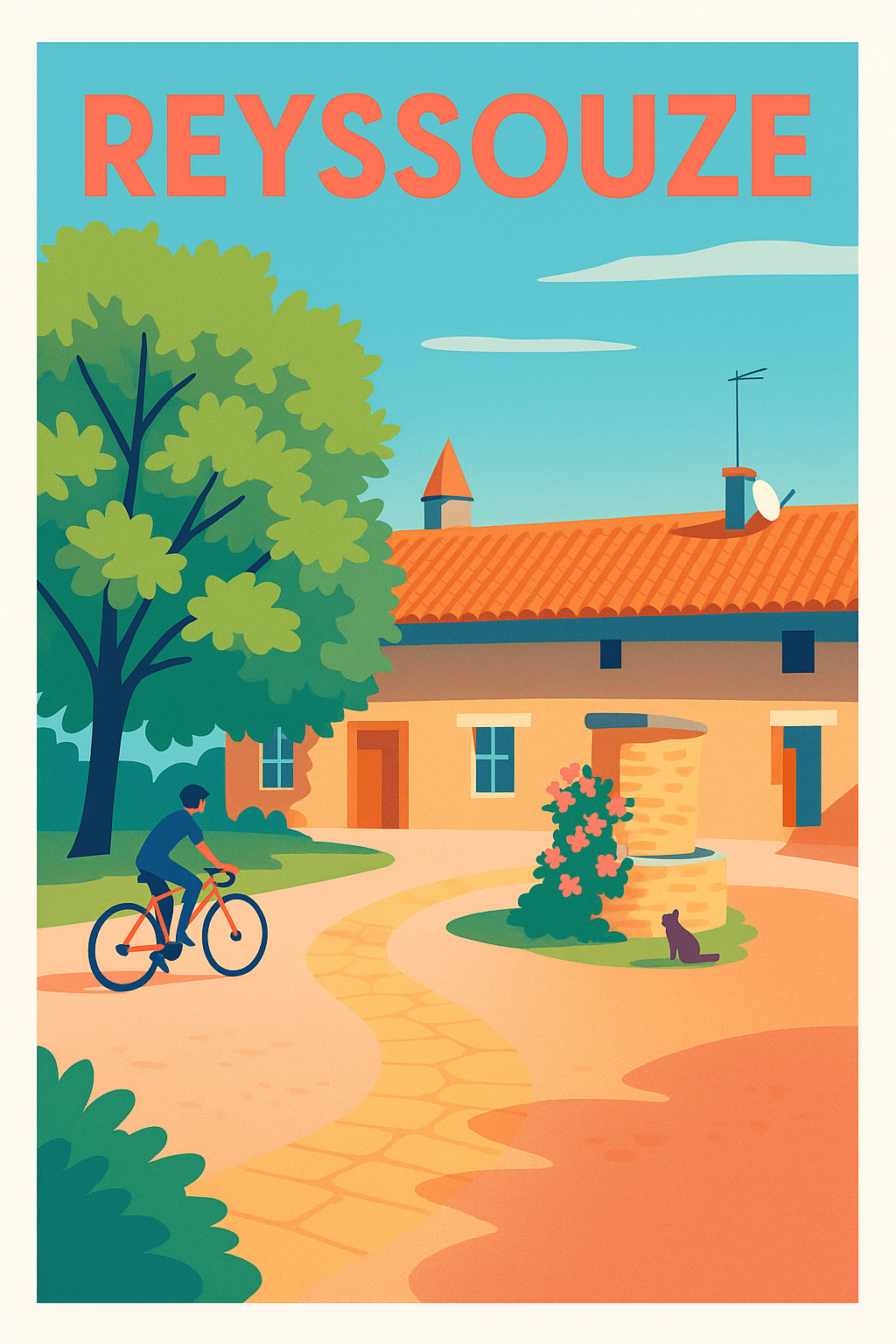Affiche de Reyssouze - Charme authentique et douceur de vie
