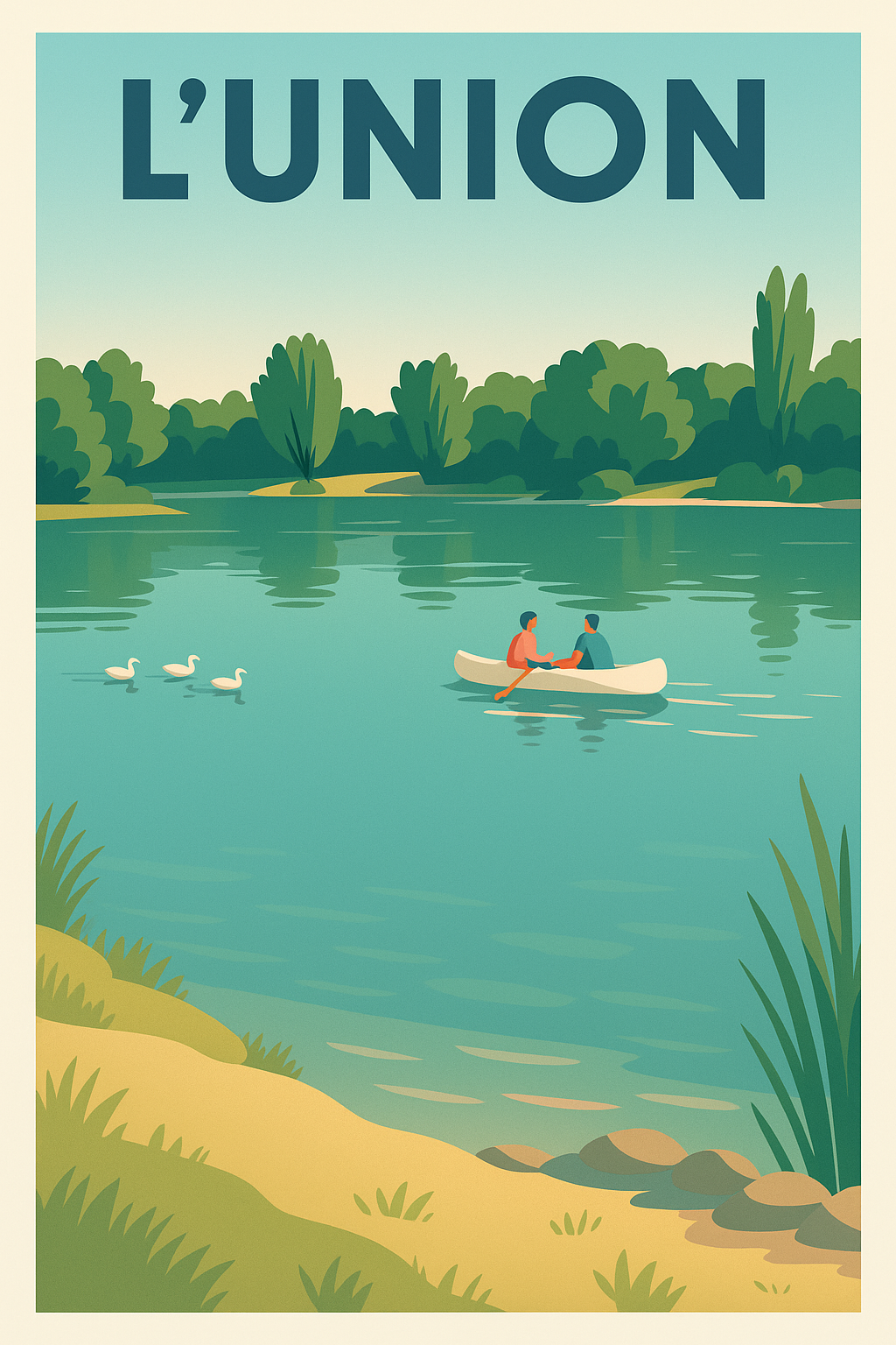 Affiche de L'Union - Évasion au fil de l'eau