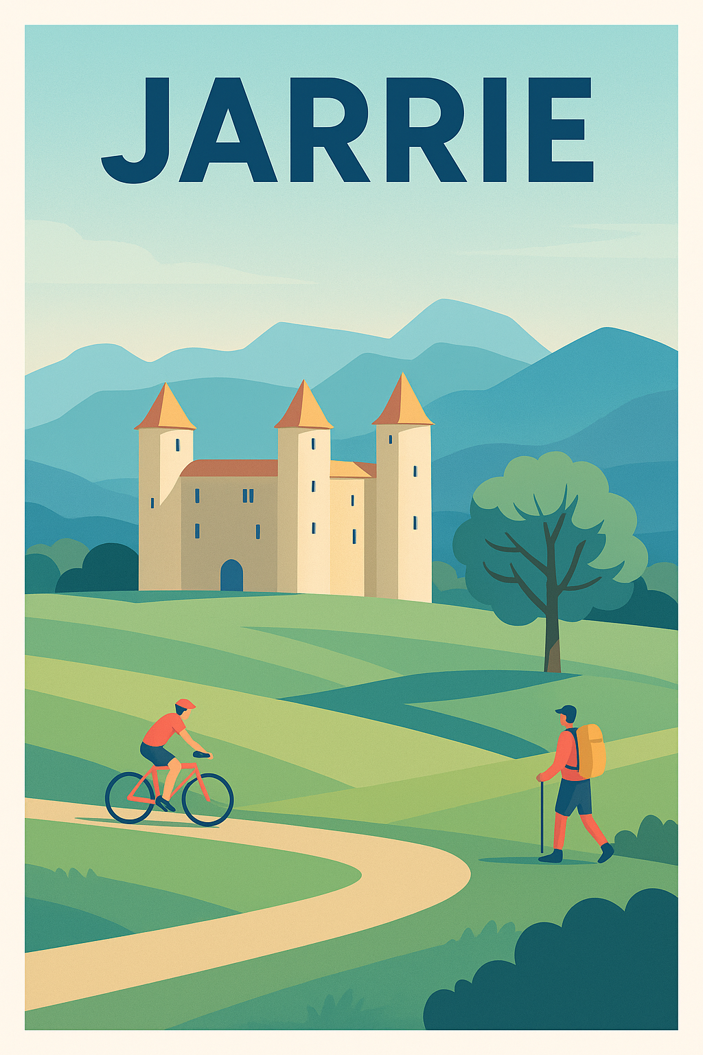 Affiche de Jarrie - L’appel de la nature et du patrimoine