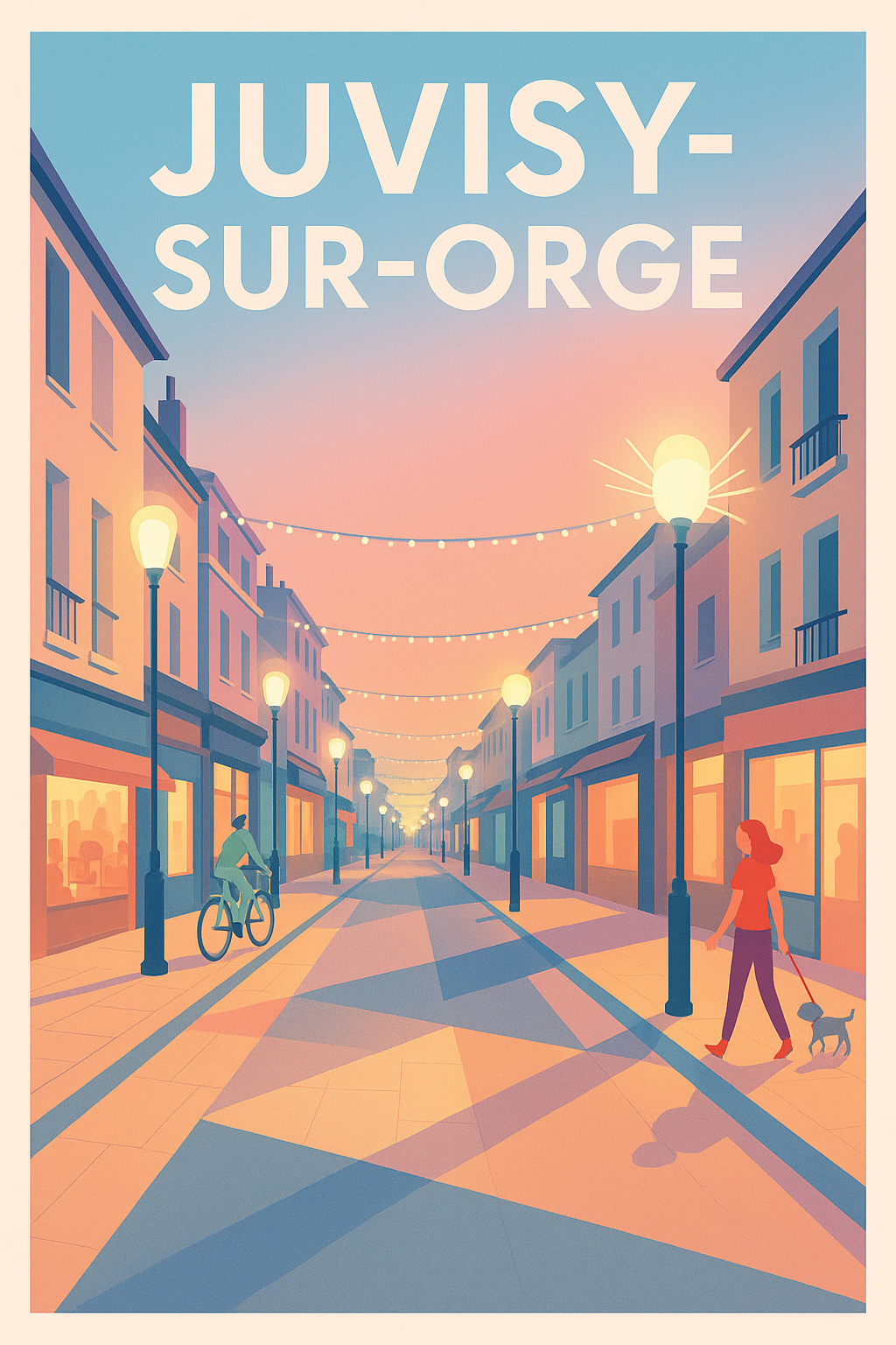 Affiche de Juvisy-sur-Orge - Balade au crépuscule en centre-ville
