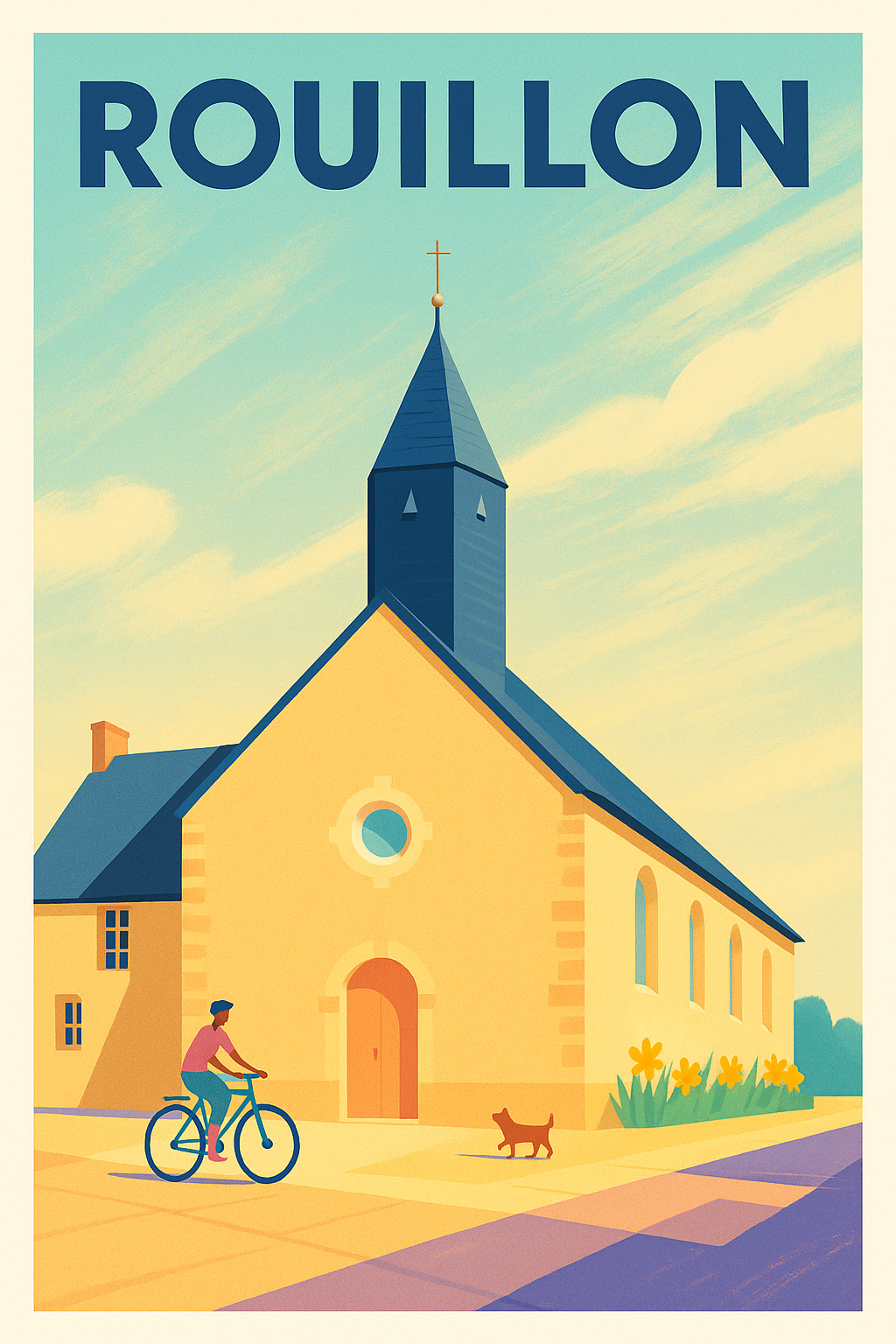 Affiche de Rouillon - Charme paisible d'un village authentique