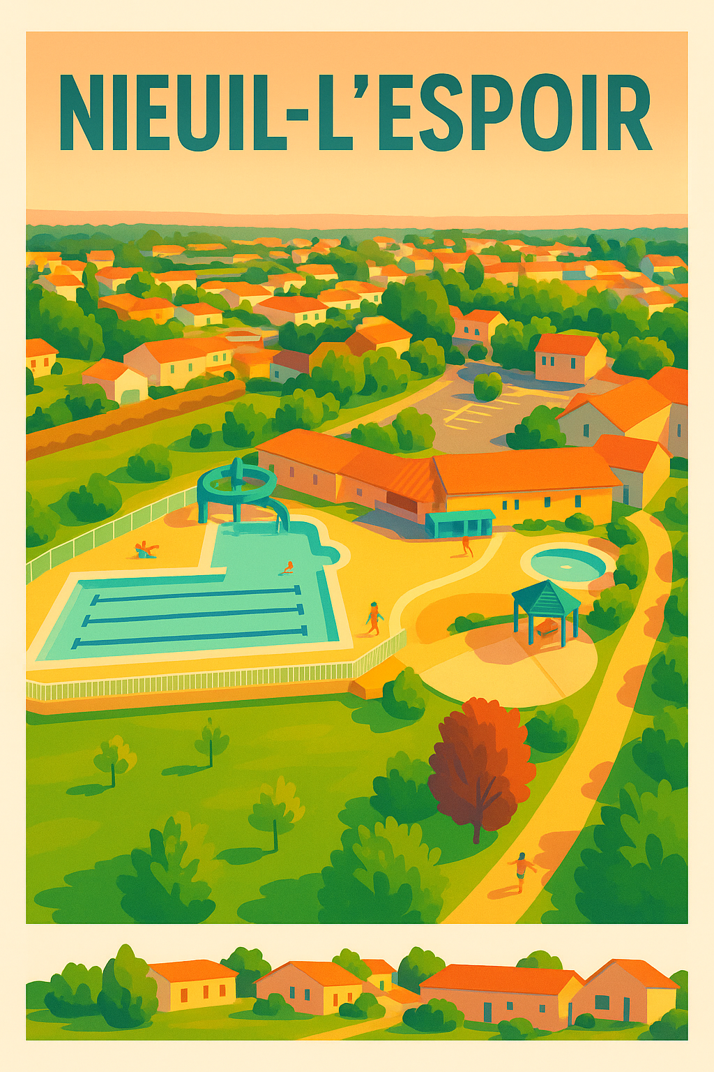Affiche de Nieuil-l'Espoir - Charme et sérénité d'une ville paisible