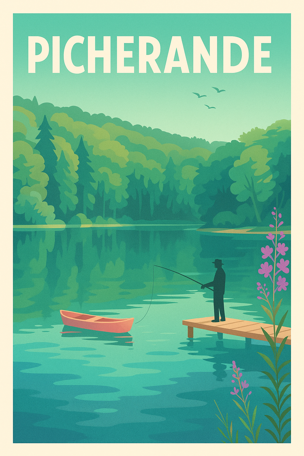 Affiche de Picherande - Escapade paisible au bord de l'eau