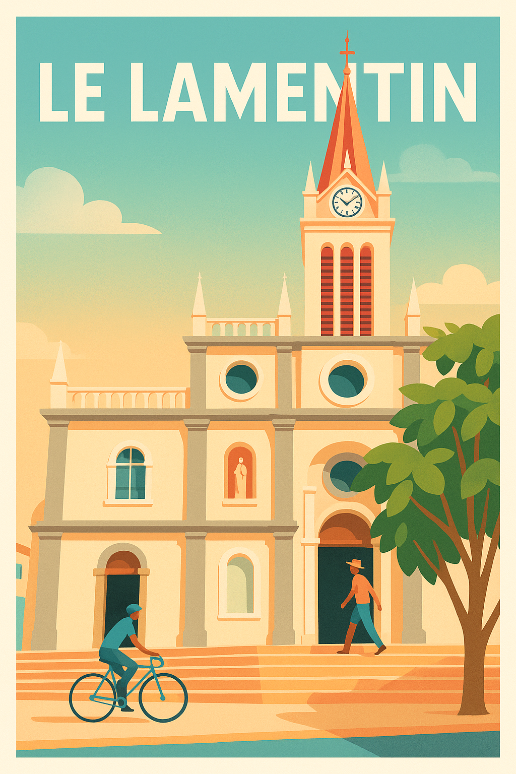 Affiche de Le Lamentin - L'élégance architecturale et la douceur de vivre