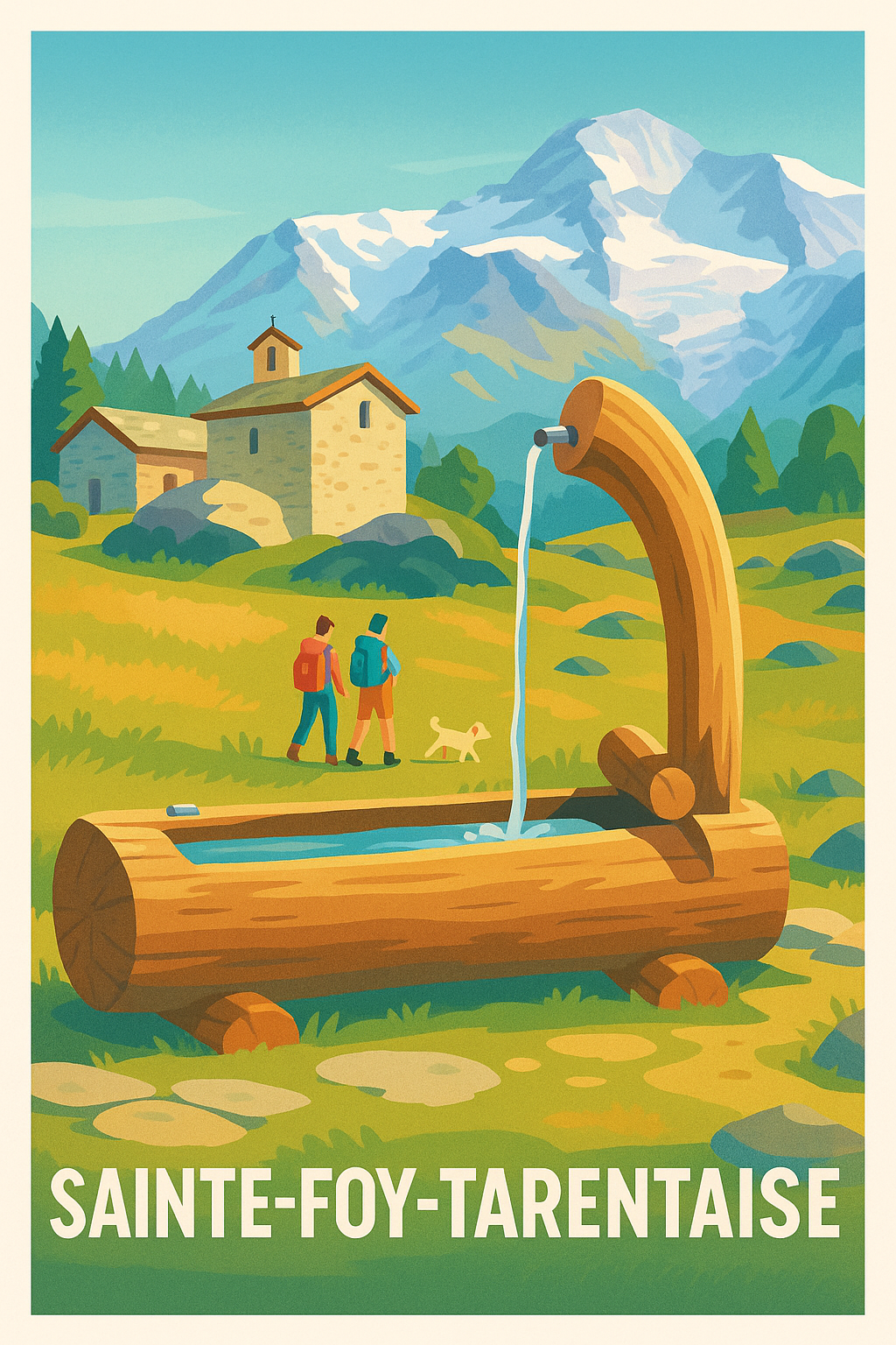 Affiche de Sainte-Foy-Tarentaise - Évasion Montagnarde Authentique