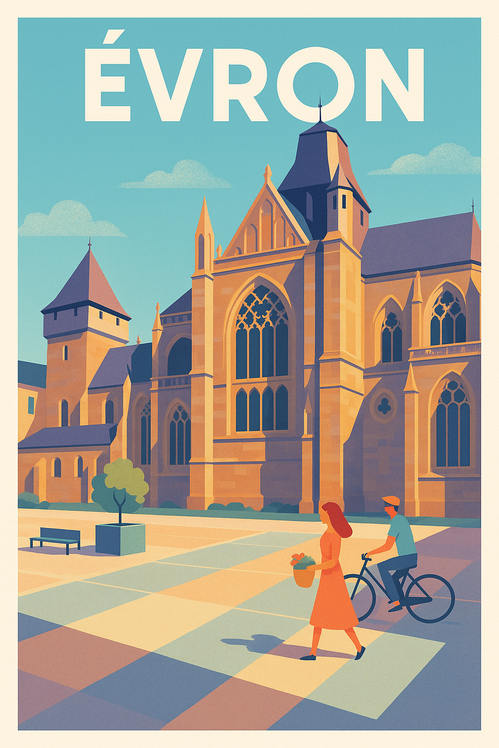 Affiche de Évron - Charme et patrimoine au cœur de la ville