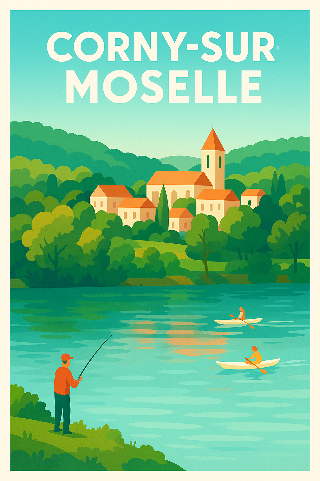 Affiche de Corny-sur-Moselle - Charme bucolique au fil de l’eau