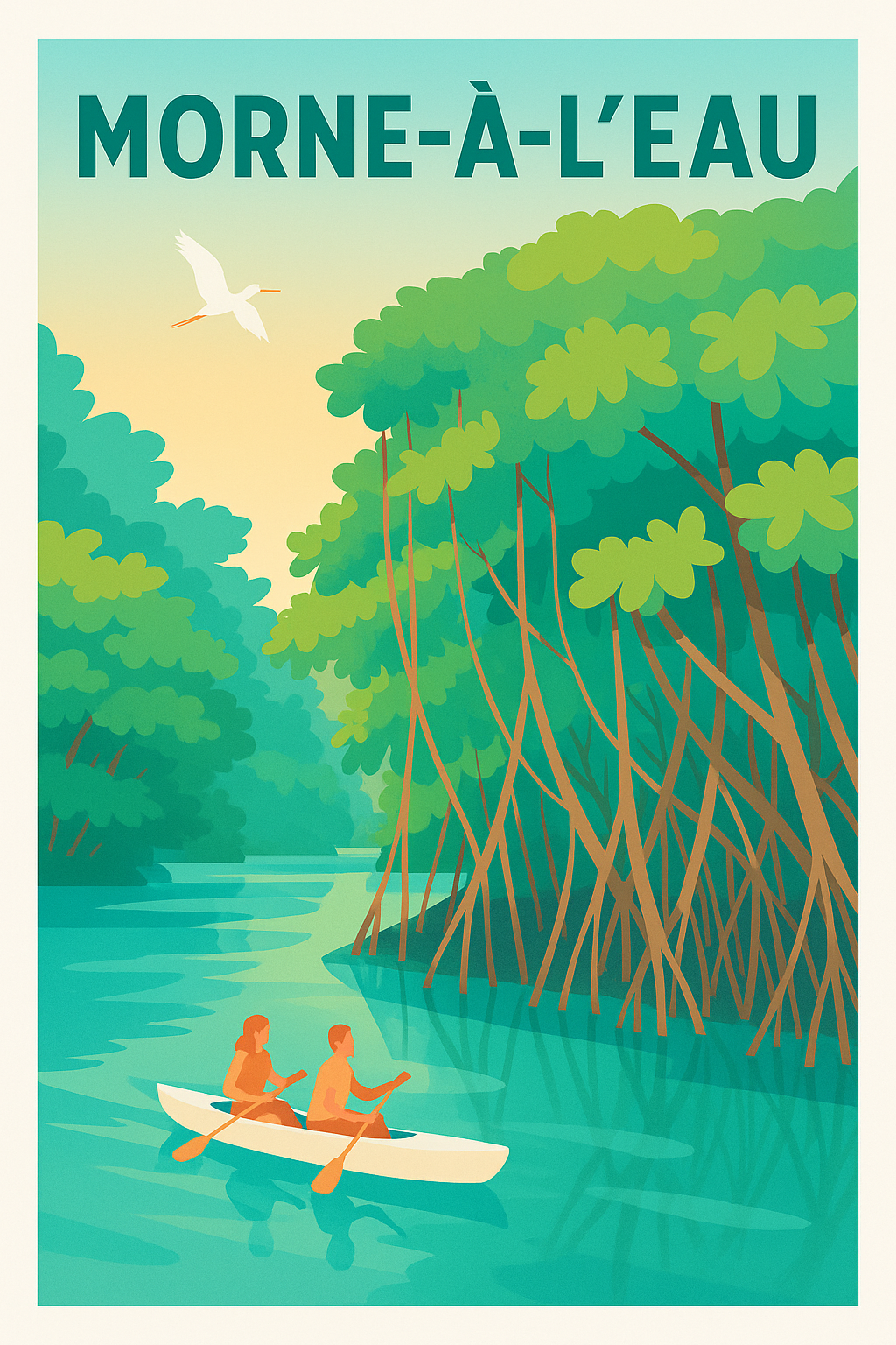 Affiche de Morne-à-l'Eau - Évasion au cœur de la nature tropicale