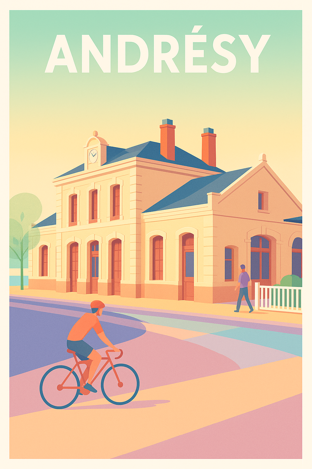 Affiche de Andrésy - Charme et douceur d'une ville harmonieuse