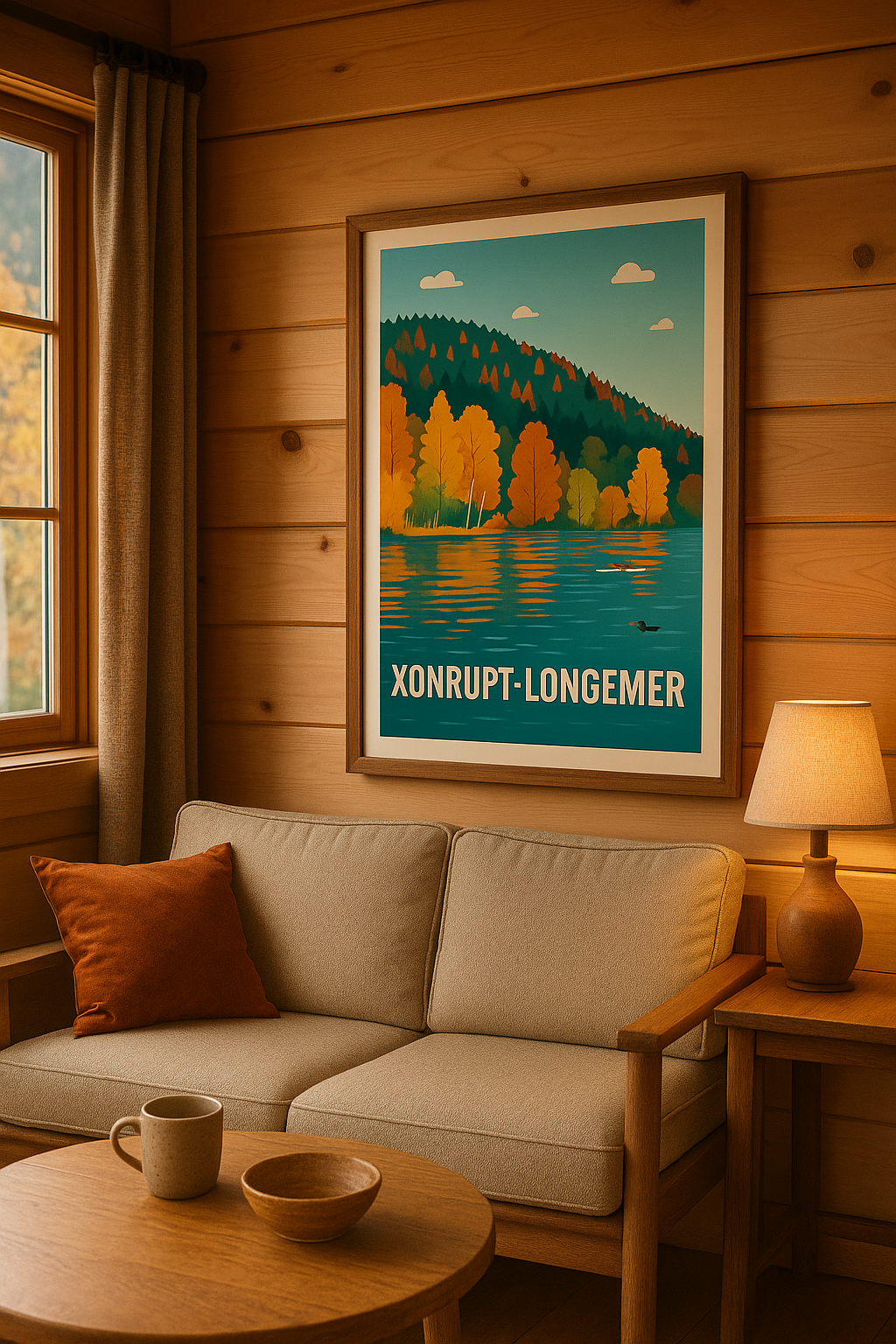 Mise en situation Affiche de Xonrupt-Longemer - Nature et sérénité au fil de l'eau