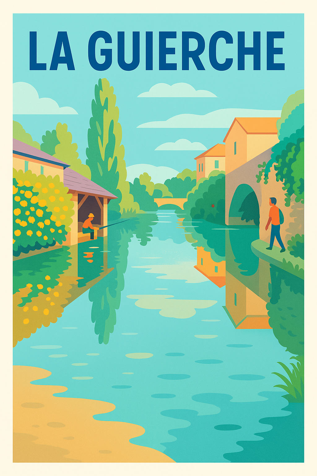 Affiche de La Guierche - Un havre de paix au fil de l'eau