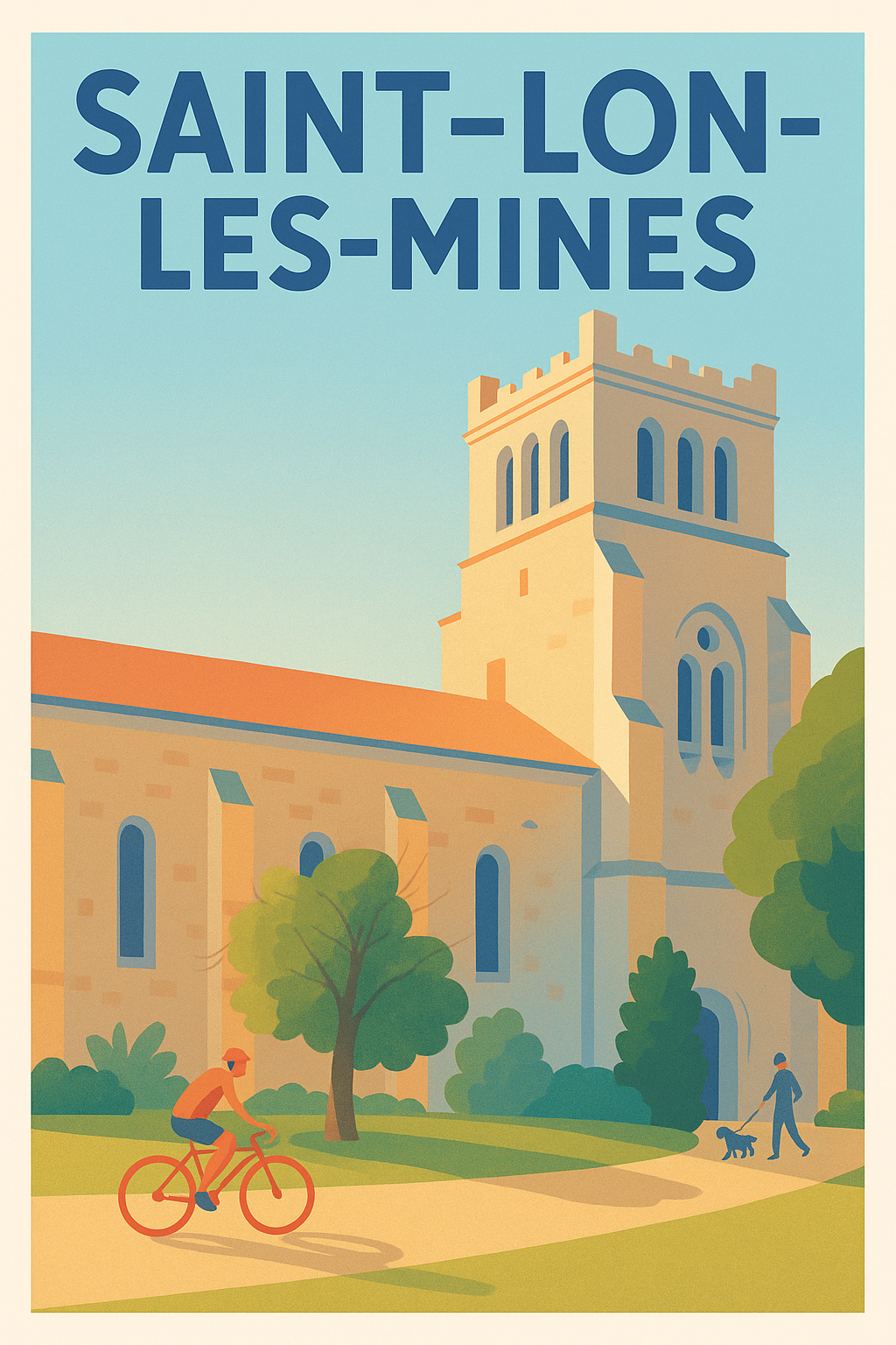 Affiche de Saint-Lon-les-Mines - Charme et sérénité au cœur de la ville