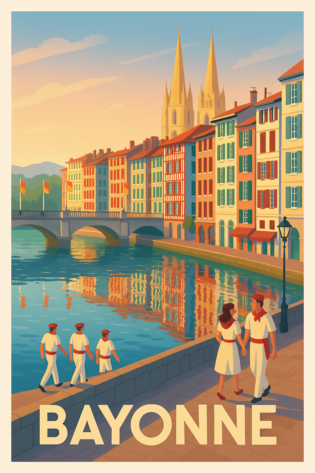 Bayonne - Balade au bord de l'eau
