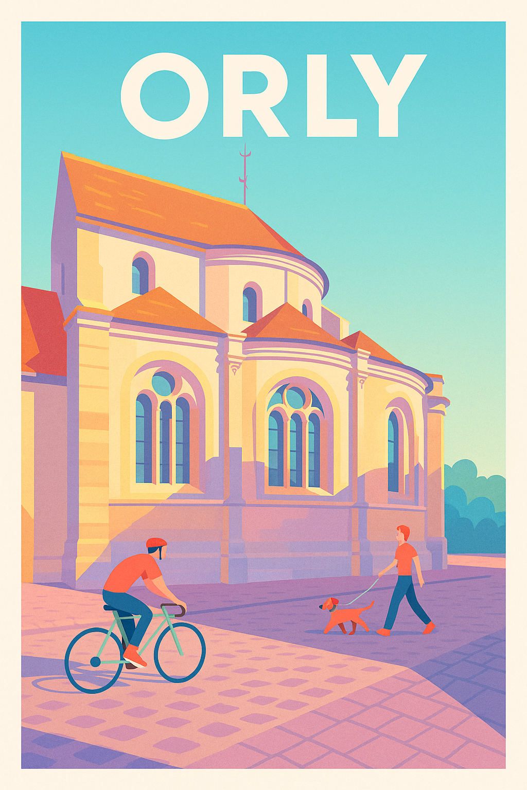 Affiche de Orly - Douceur et sérénité urbaine