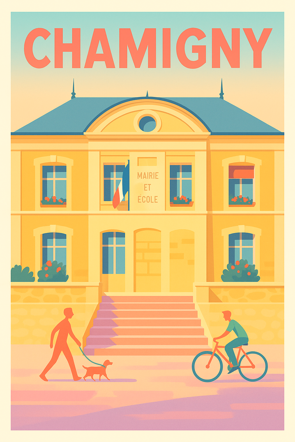 Affiche de Chamigny - Charme et douceur de la vie locale