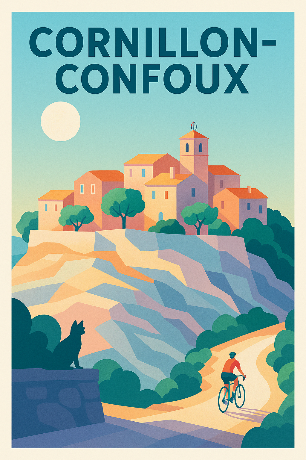 Affiche de Cornillon-Confoux - L'escapade ensoleillée au cœur de la Provence