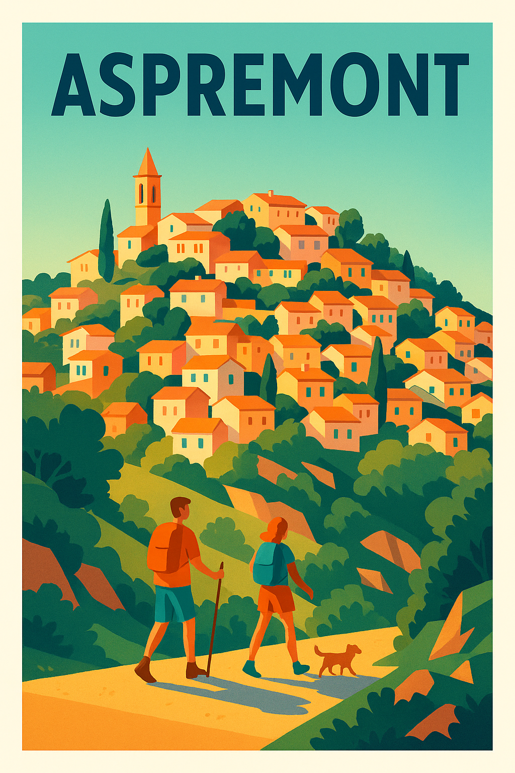 Affiche de Aspremont - Escapade au cœur de la Provence authentique