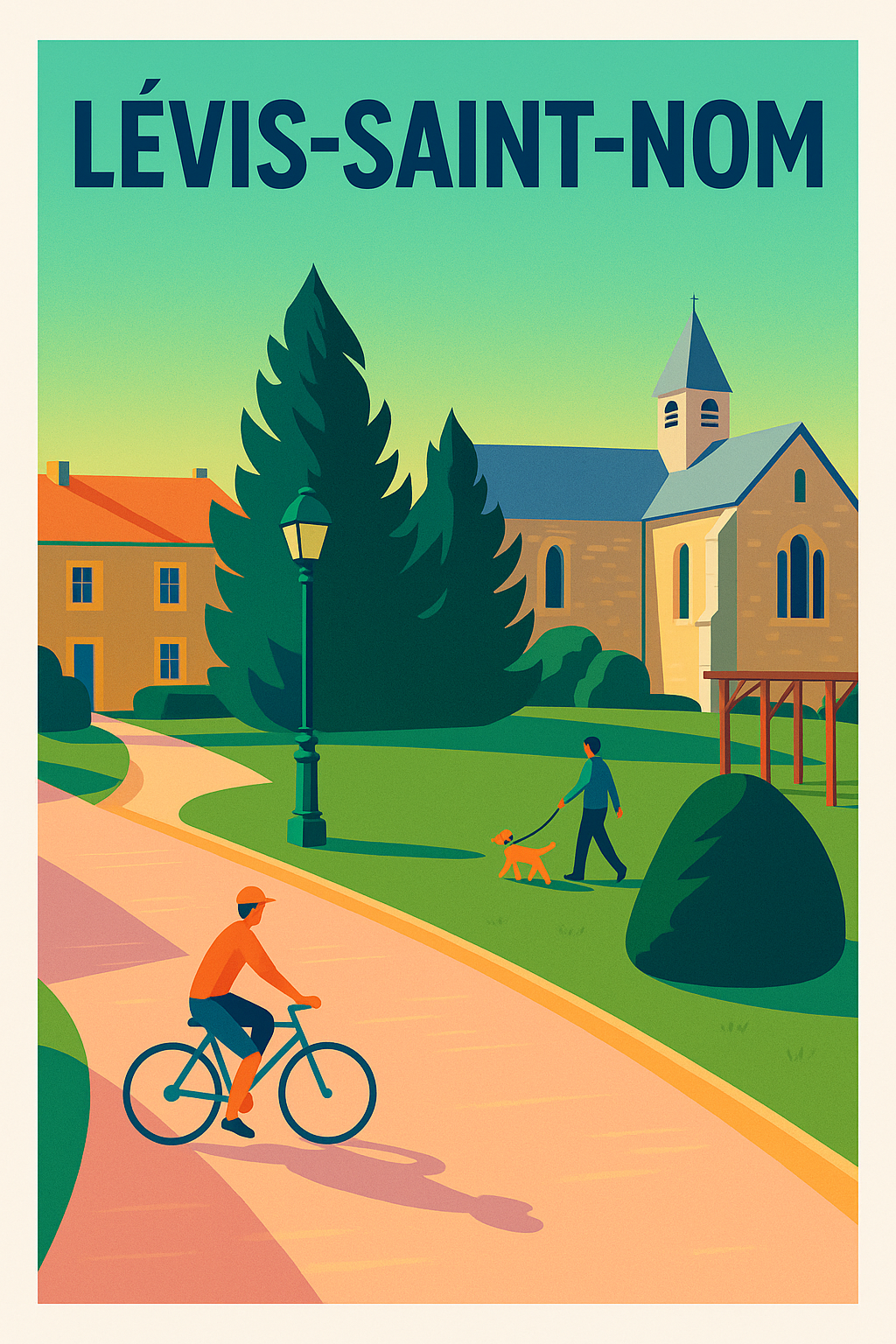 Affiche de Lévis-Saint-Nom - Charme paisible et quotidien en harmonie