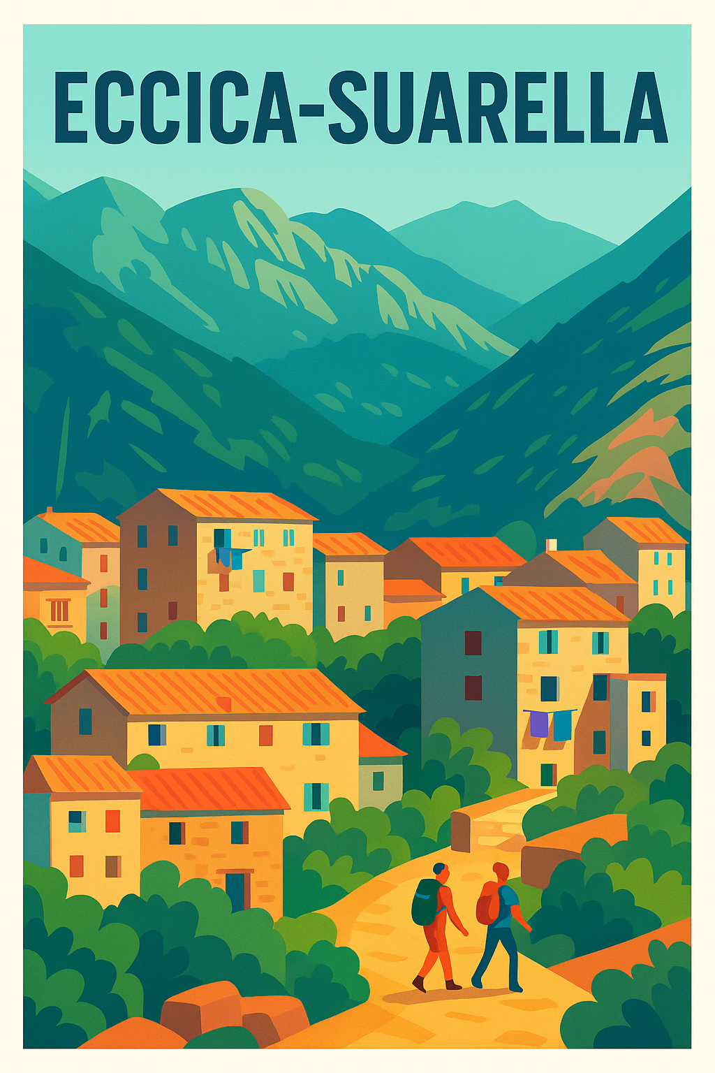 Affiche de Eccica-Suarella - L'escapade pittoresque au cœur des montagnes corses
