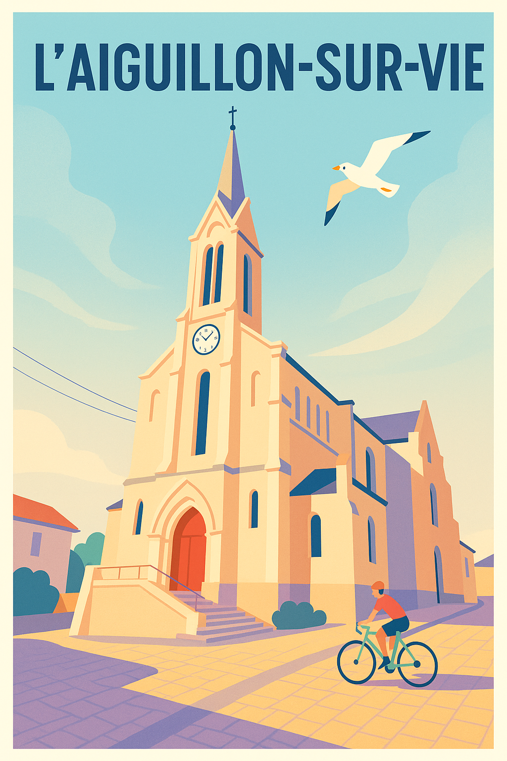 Affiche de L'Aiguillon-sur-Vie - Charme et sérénité au cœur de la Vendée