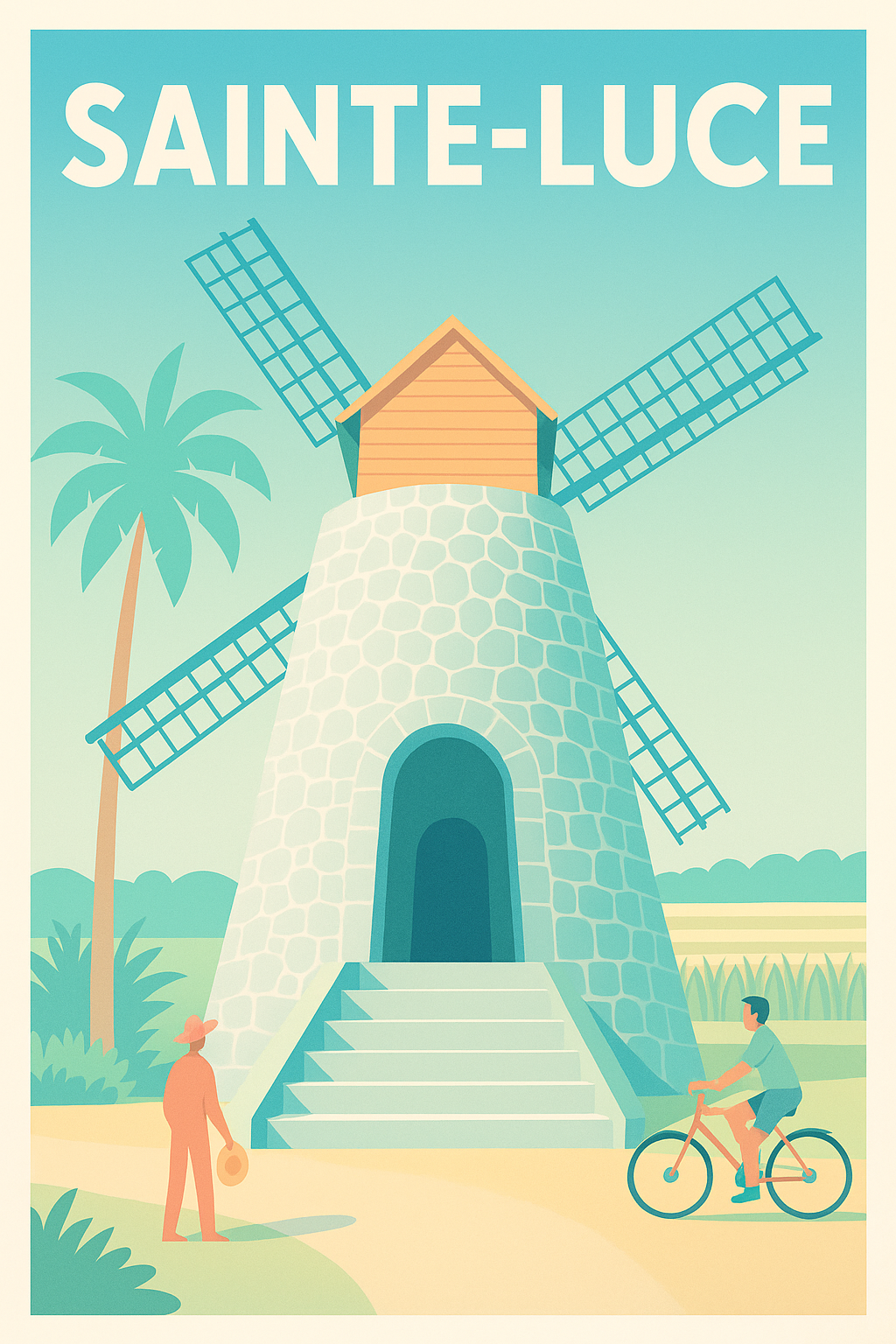 Affiche de Sainte-Luce - Évasion au moulin tropical