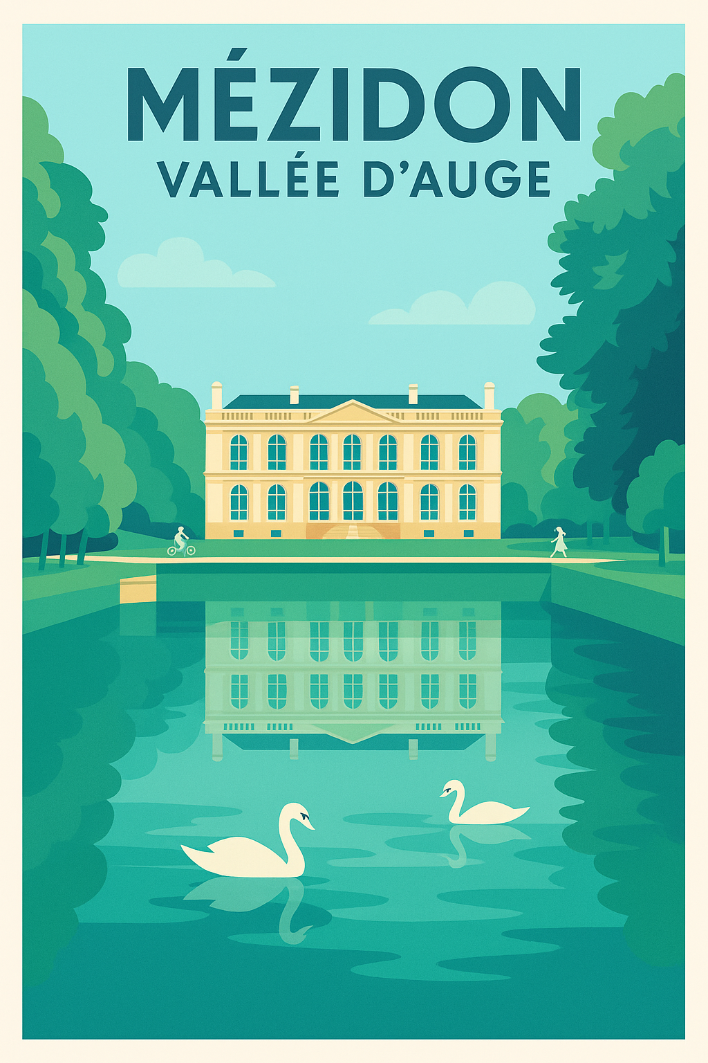 Affiche de Mézidon Vallée d'Auge - Charme et Sérénité Normande