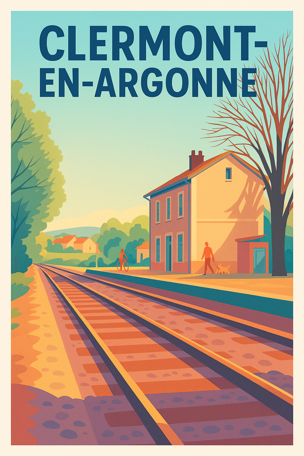 Affiche de Clermont-en-Argonne - Escapade champêtre et sérénité
