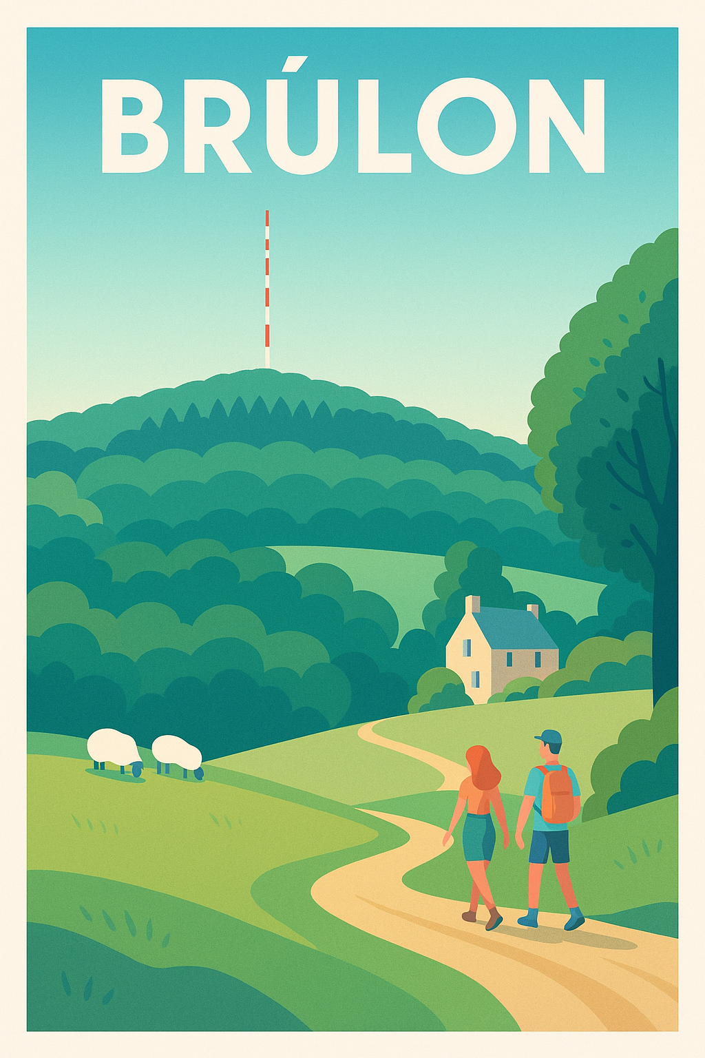 Affiche de Brûlon - L'escapade nature en pleine campagne