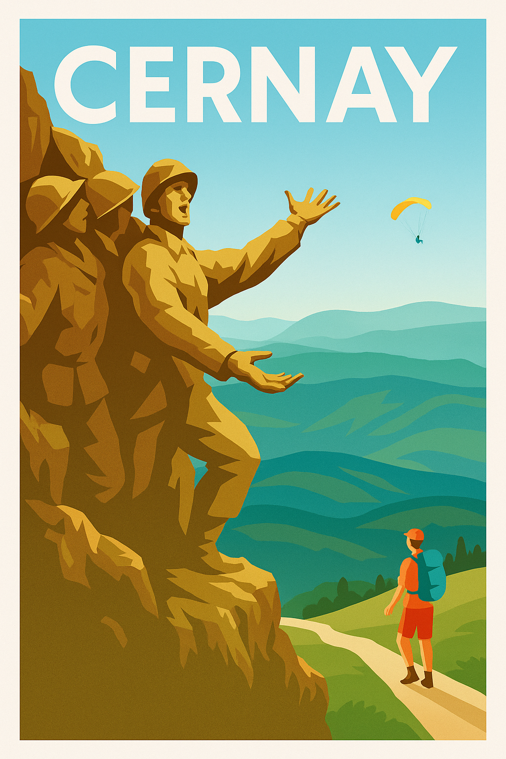 Affiche de Cernay - Explorez les sommets emblématiques