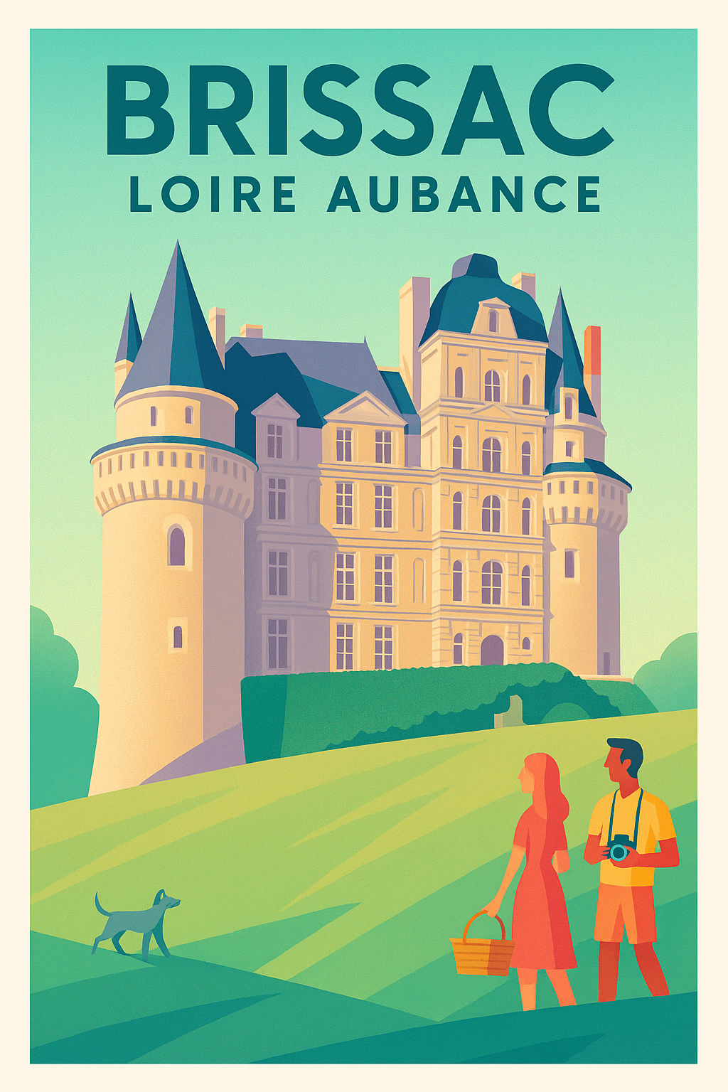 Affiche de Brissac - Charme historique et nature en Loire Aubance