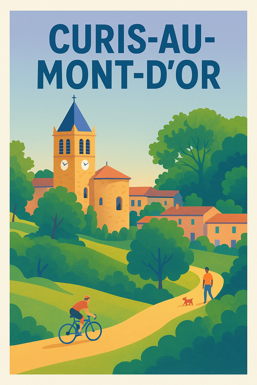 Affiche de Curis-au-Mont-d'Or - Charme bucolique au cœur de la nature