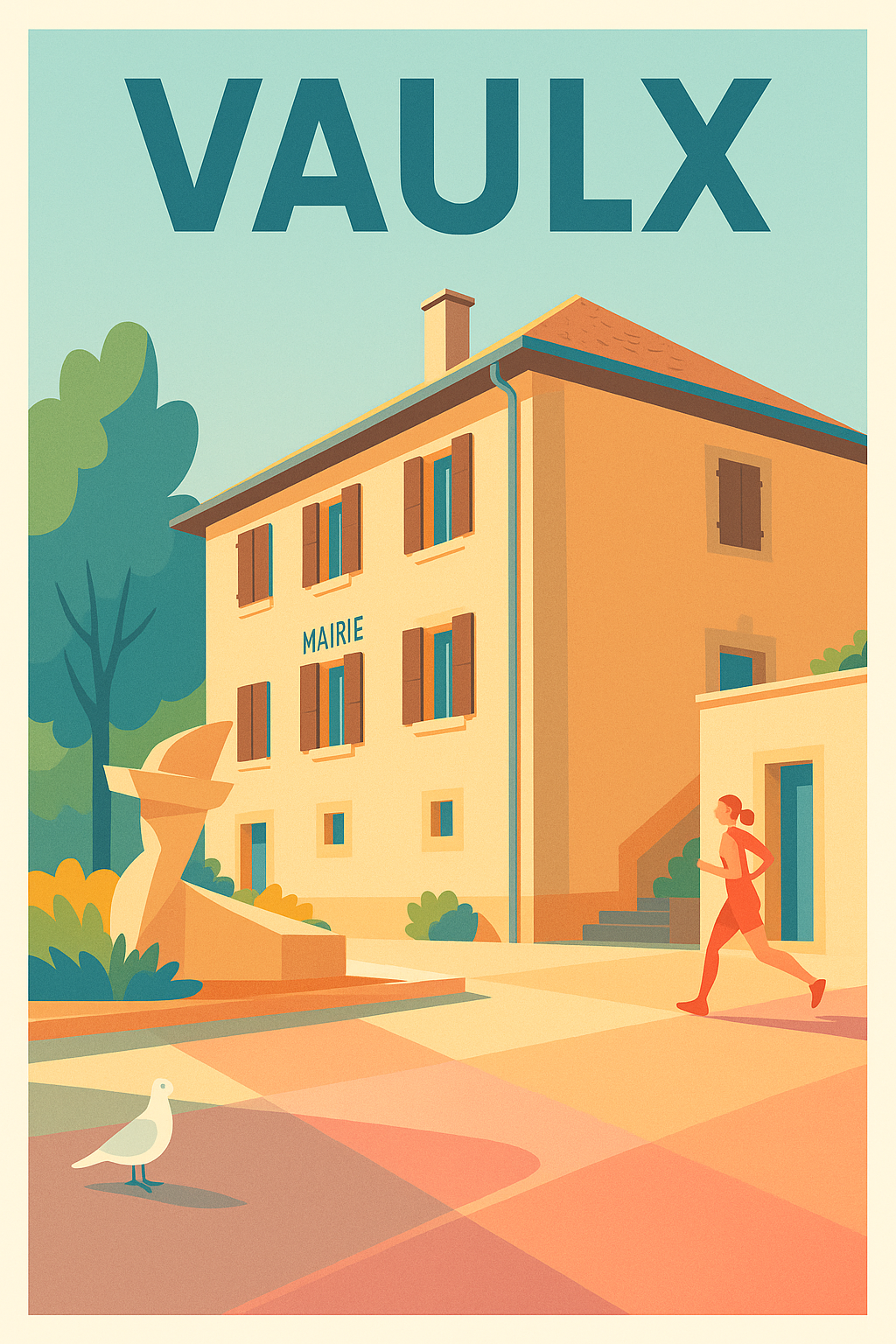 Affiche de Vaulx - Charme et sérénité du quotidien